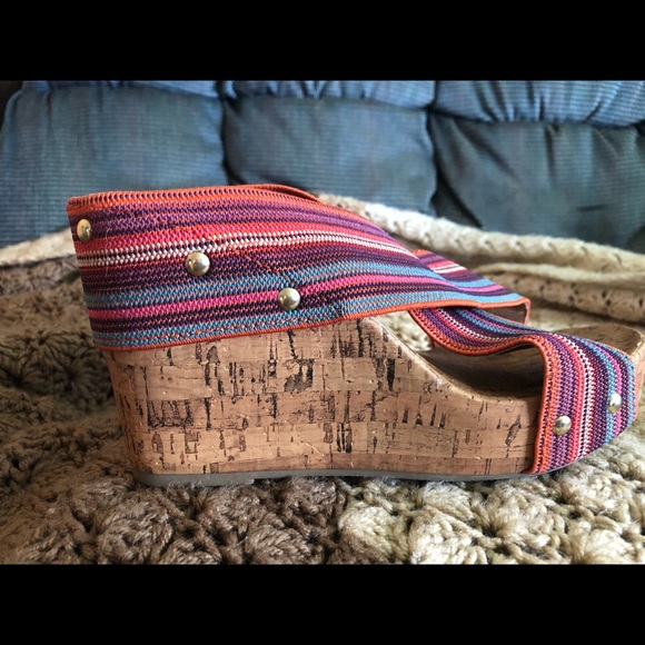 Wedge Sandler’s-worn once - Picture 2 of 4